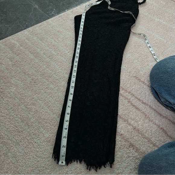 Vineyard Vines Black Lace Taper Leg Dress Pants Size 6 Mid Rise - Picture 7 of 11